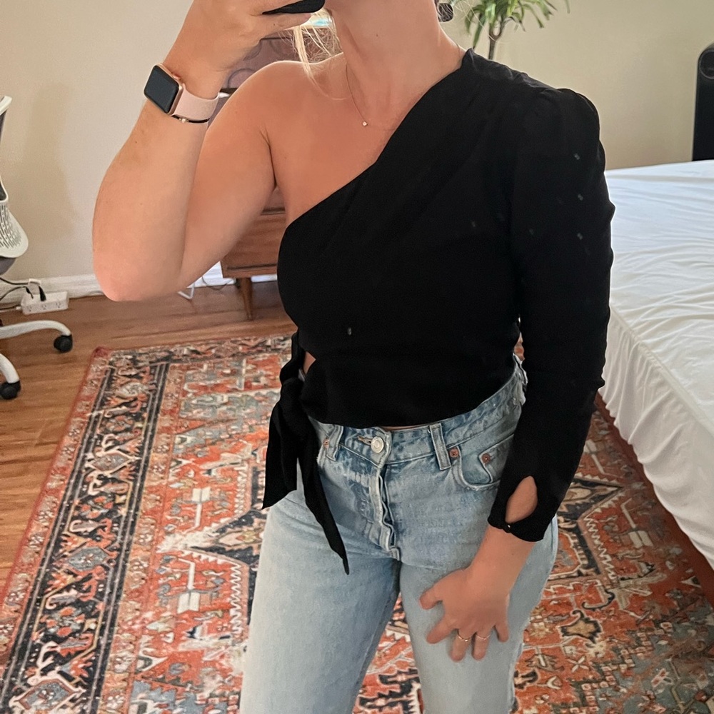 Free people one shoulder blouse